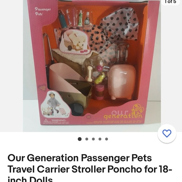 Our generation passenger pets set lot of 10 pieces for 18” dolls - Picture 9 of 10